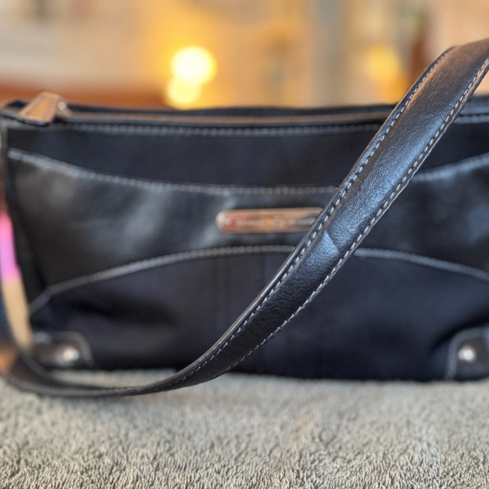 Etienne Aigner Black Leather Handbag